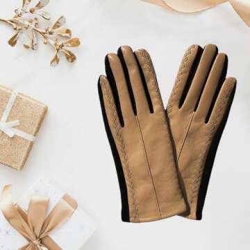 Justin Gregory Faux Leather Gloves - Stylish & Warm