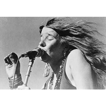 Janis Joplin Poster, Flower Child, Blues, Soul, Psychedelic Rock