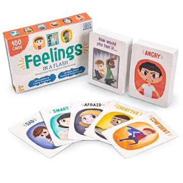 How I'm Feeling Bundle | 8-Pack Educational Classroom Posters and 100 Emotional Intelligence Flashcards | Toddlers & Special Needs Children | Teach Empathy, Social Skills, Coping Strategies