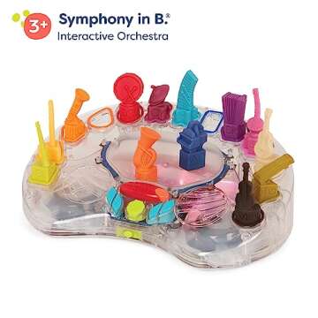 B. toys - B. Symphony Musical Toy Orchestra for Kids 3+ Years– 13 Musical Instruments for Classical Music for Babies and Toddlers – Interactive Kids Music Toys with Lights and 15 Songs