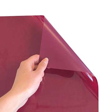 Siser EasyWeed Heat Transfer Vinyl 15" x 5ft Roll (Burgundy) Compatible with Siser Romeo/Juliet & Other Professional or Craft Cutters - Layerable - CPSIA Certified