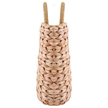 Summer Rattan Bag for Women Straw Hand-woven Top-handle Handbag Beach Sea Straw Rattan Tote Clutch Bags