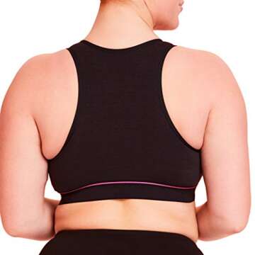 La Leche League Women's Wireless Nursing Sports Bra High Impact Support Nursing Bra