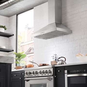 ZLINE 30" Wall Mount Range Hood in Stainless Steel