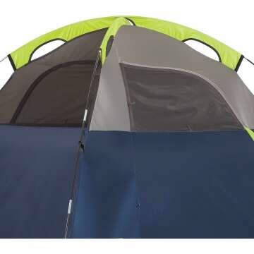 Coleman Sundome Camping Tent, 2/3/4/6 Person Dome Tent with Snag-Free Poles for Easy Setup in Under 10 Mins, Included Rainfly Blocks Wind & Rain, Tent for Camping, Festivals, Backyard, Sleepovers