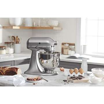 KitchenAid Artisan 5 Qt Stand Mixer - Contour Silver