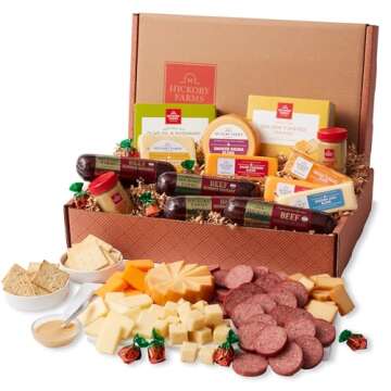 Hickory Farms Extra Large Signature Beef Meat & Cheese Gift Basket