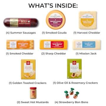 Hickory Farms Signature Beef & Cheese Gift Basket