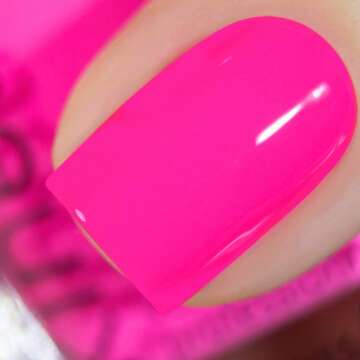 Vishine Hot Pink Gel Nail Polish 15ml | Long-Lasting Soak Off Manicure