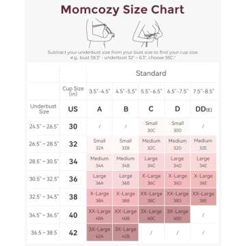 Momcozy Nursing Bras for Breastfeeding, YN21 Seamless Ultra Comfort Maternity Bra, Natural Shape, Pregnancy Sleep Bralette