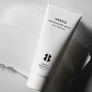 Verso Skincare | Nourishing Face Mask with Ceramides | Hydrating & Moisturizing Face Mask for Dry Skin | Face Care Made Easy (3.38 fl oz)