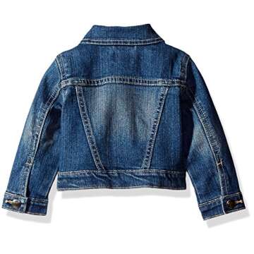 The Children's Place Baby Girls And Toddler Girls Basic Denim Jacket,China Blue,6-9MONTHS