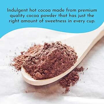 Mike & Jen's Hot Cocoa Mix, Chocolate Powder with 5 Simple Ingredients, Individual Packets, 12 Servings