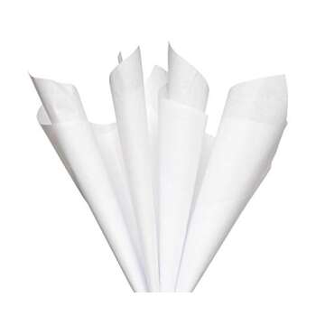 American Greetings 125 Sheets 20 in. x 20 in. White Tissue Paper Bulk for Valentines Day, Birthdays and All Occasions