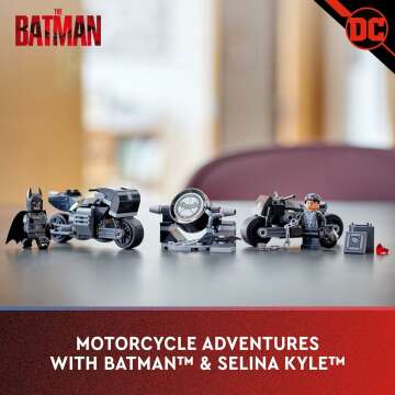 LEGO DC Batman: Batman & Selina Kyle Motorcycle Pursuit 76179 Building Kit; Cool Super-Hero Toy for Kids Aged 6+ (149 Pieces)