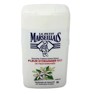 Le Petit Marseillais 1 Bottle of Body Wash Your Choice, French Shower Cream 6 Varieties 250ml (8.4oz) (Fleur d'Oranger (Orange Blossom))