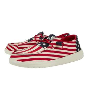 Hey Dude Women's Wendy Americana Slip-On Loafers