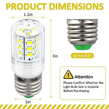 Sanyasi 5304511738 LED Light Bulb for Frigidaire Refrigerators