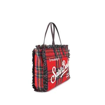 MC2 Saint Barth, Winter Bag Tartan Red, MC2_VANITY TRTN41 RED