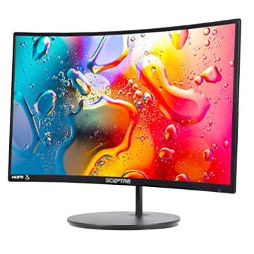 Curved 24-inch Gaming Monitor 1080p HDMI VGA