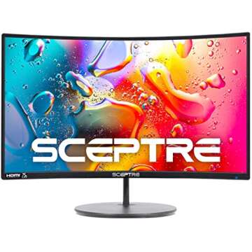 Curved 24-inch Gaming Monitor 1080p HDMI VGA