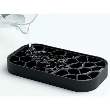 Lekue Ice Box Silicone Tray & Storage Box - Black