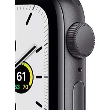 Apple Watch SE (40mm GPS) - Space Gray Aluminum, Renewed, Midnight Band