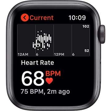 Apple Watch SE 40mm GPS Space Gray Aluminum Renewed