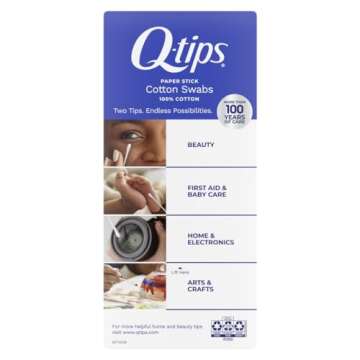 Q-tips Cotton Swabs: 625 Count for Perfect Hygiene & Beauty Care