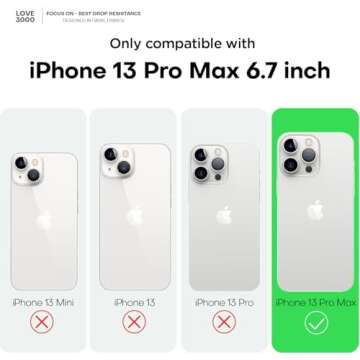 Shockproof Love 3000 iPhone 13 Pro Max Case