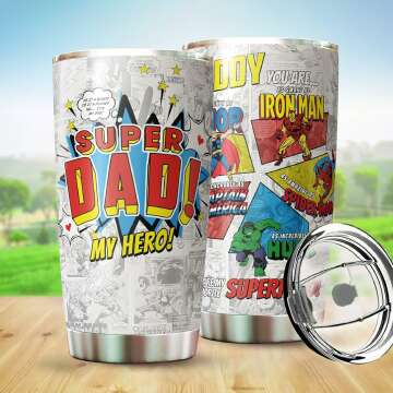 Super Dad Tumbler - Great Gifts for Father's Day