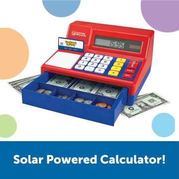 Kids Educational Cash Register Toy for Math Skills