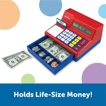 Kids Educational Cash Register Toy for Math Skills