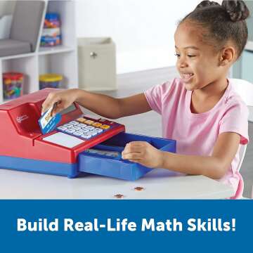 Kids Educational Cash Register Toy for Math Skills