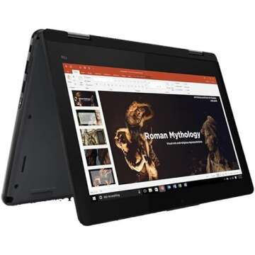 Lenovo Yoga 11e 2-in-1 Convertible Laptop 11.6in Touchscreen Display Intel M3 Processor up to 3.4Ghz 8GB RAM 256GB SSD Web Cam Windows 11 (Renewed)