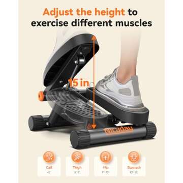 Niceday Steppers for Cardio and Strength Training