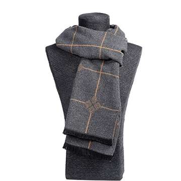 OHAYOMI Men's Winter Fashion Scarf - Soft & Stylish