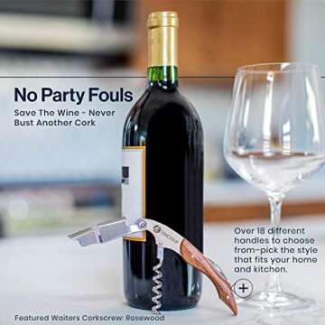 Hicoup Wine Opener with Foil Cutter & Cap Remover