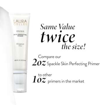 LAURA GELLER NEW YORK Spackle Primer - Original - Super-Size 2 Fl Oz - Hyaluronic Acid Makeup Primer for Mature Skin