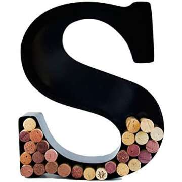 Metal Wine Cork Holder - Letters A to Z