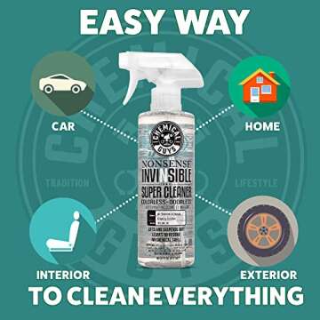 Chemical Guys SPI_993 Nonsense Colorless & Odorless All Surface Cleaner (Works on Vinyl, Rubber, Plastic, Carpet) Safe for Home, Garage, Cars, Trucks, SUVs, Jeeps, & RVs, 128 fl oz (1 Gal) Unscented