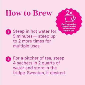 Pink Stork Organic Sleep Tea - Melatonin-Free - Calming Lavender Coconut Herbal Tea to Naturally Support Sleep - Pregnancy Friendly Bedtime Tea, Caffeine-Free - 15 Sachets, Hot or Iced