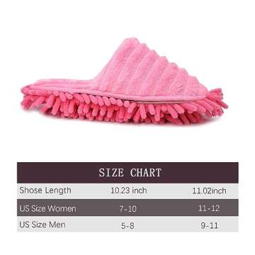 Unisex Microfiber Slippers Floor Cleaning Mop Men and Women House Dusting Slippers Floor Dust Dirt Cleaning Slipper