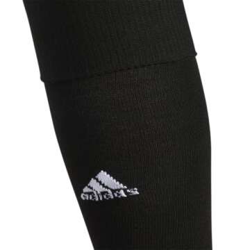 Adidas Rivalry Soccer Socks - Black/White, 2-Pair