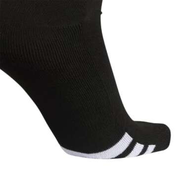 Adidas Rivalry Soccer Socks - Black/White, 2-Pair