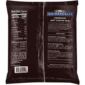 Ghirardelli Chocolate Premium Indulgence Hot Cocoa Mix, 32 Ounce Package