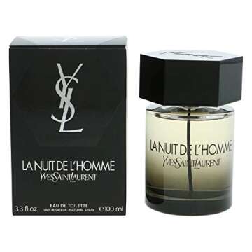 Yves Saint Laurent La Nuit De L'Homme Eau de Toilette Spray, 3.3 Fl Oz