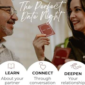 {THE AND} Long Term Couples Edition - 199 Meaningful Conversation Cards for Couples - Questions to Reconnect & Deepen Relationships - Couples Card Game to Reflect & Rediscover Love by The Skin Deep