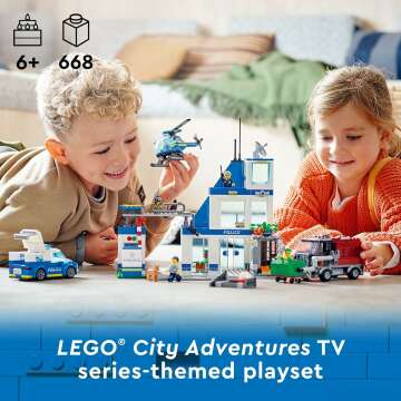 LEGO City Police Station Set 60316 - Fun for 6+