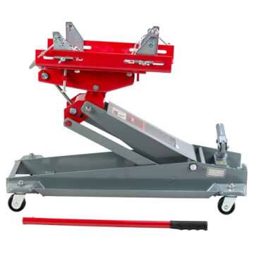 Pro Lift Low Profile Transmission Jack - Heavy Duty Roll Under Floor Jack High Lift from 9 to 24 inches with 1100 Lbs (1/2 Ton) Capacity for Car Light Truck